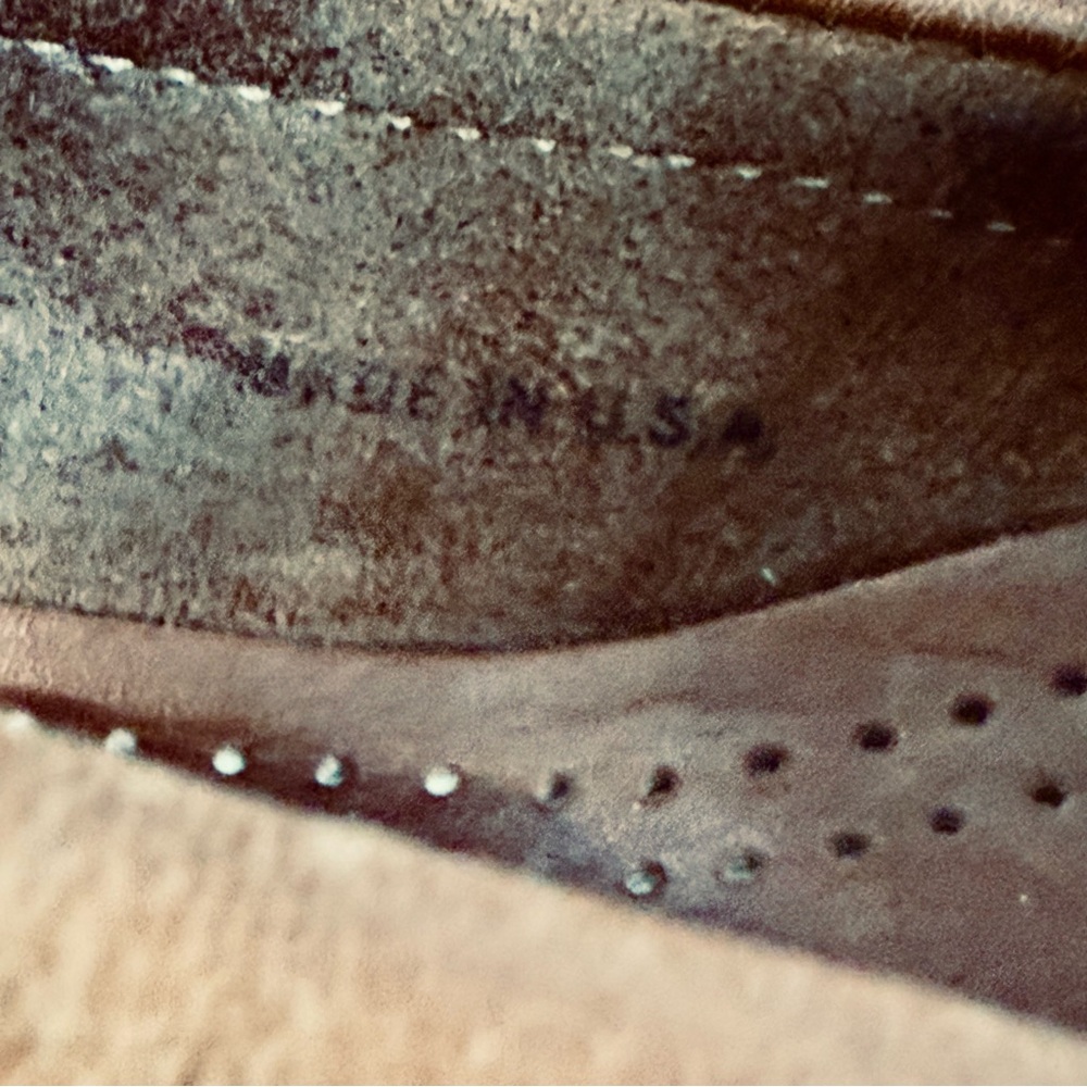 VINTAGE Cole Haan Made in USA Leather Penny Loafers Chestnut Brown-Men’s Size 8C - Picture 12 of 14